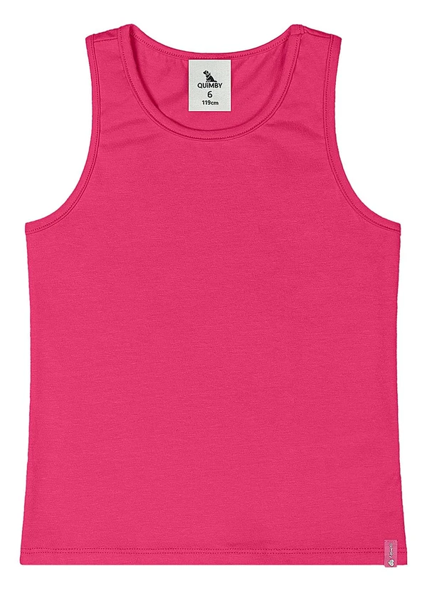 Quimby - Regata Básica Cotton Menina Rosa 3