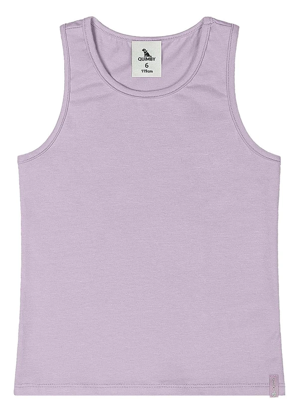 Quimby - Regata Básica Cotton Menina Roxo