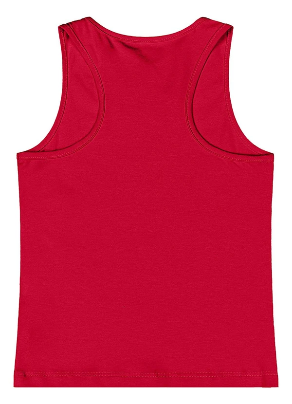 Quimby - Regata Básica Cotton Menina Vermelho 2