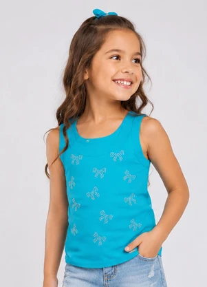 Trick Nick - Regata Básica Infantil Feminina Azul - TRICK NICK