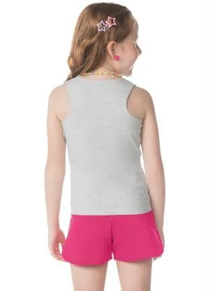 Rovi Kids - Regata Básica Infantil MeninaCinza - ROVI KIDS