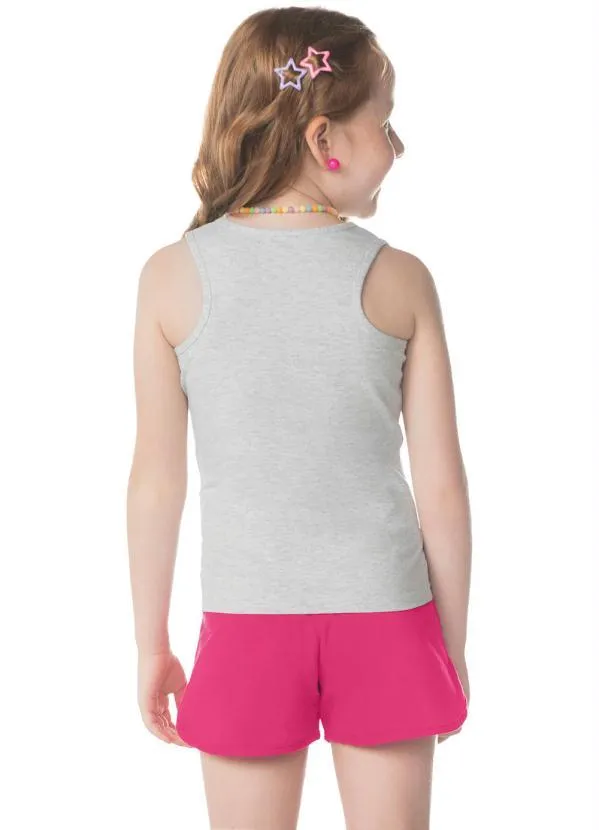 Rovi Kids - Regata Básica Infantil MeninaCinza 2