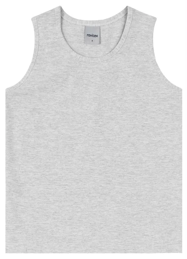 Rovi Kids - Regata Básica Infantil MeninaCinza 3