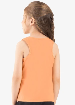 Rovi Kids - Regata Básica Infantil Feminina Laranja - ROVI KIDS