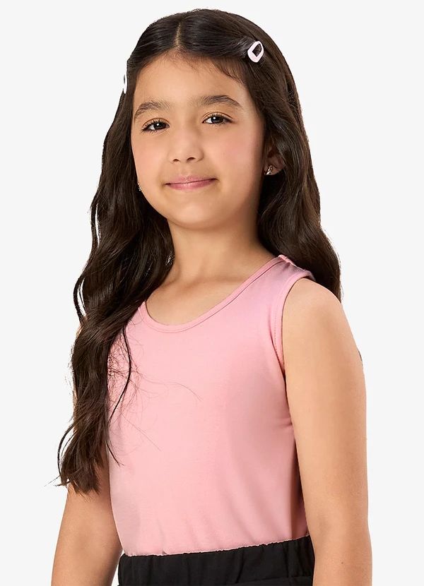 Rovi Kids - Regata Básica Infantil Feminina Rosa