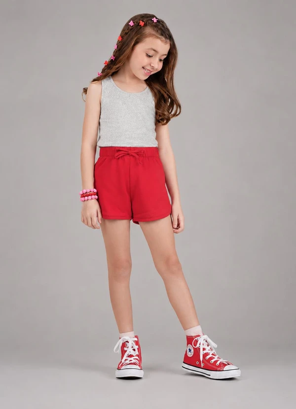 Rovi Kids - Regata Básica Infantil MeninaCinza