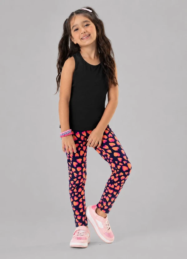 Rovi Kids - Regata Básica Infantil Menina Preto