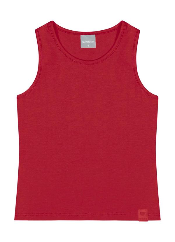 Quimby - Regata Básica Infantil para Menina Vermelho