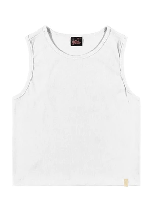 Gloss - Regata Básica Juvenil para Menina Branco - GLOSS