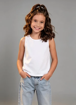 Rovi Kids - Regata Básica MeninaBranco - ROVI KIDS