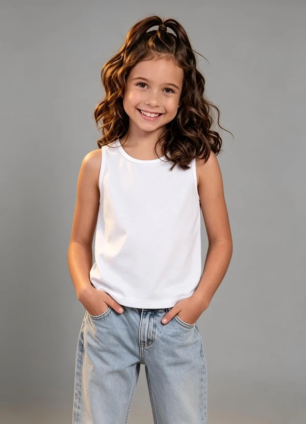 Rovi Kids - Regata Básica MeninaBranco