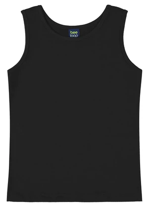 Bee Loop - Regata Básica para Menina Preto - BEE LOOP