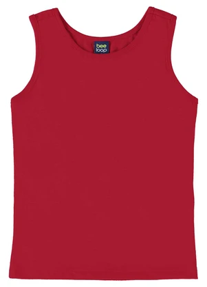 Bee Loop - Regata Básica para Menina Vermelho - BEE LOOP