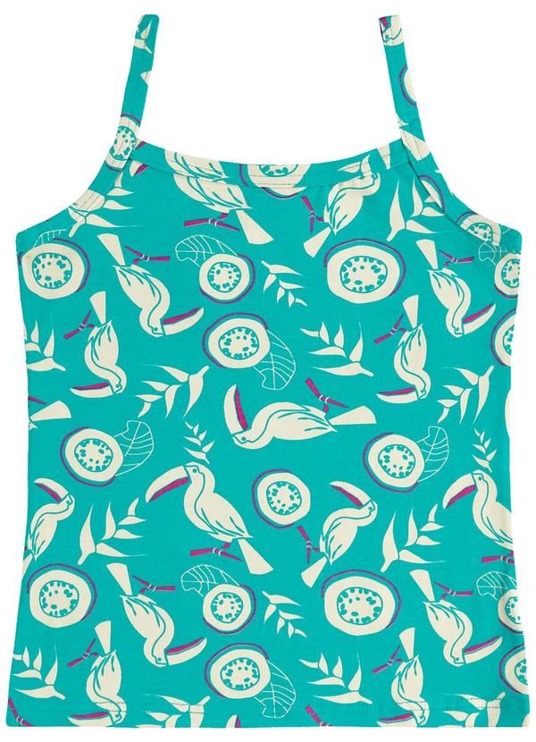Malwee Kids - Regata Básica Tucanos Azul Turquesa