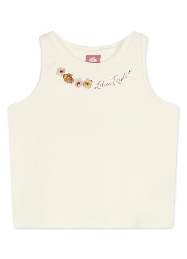 Lilica Ripilica - Regata Bebê Feminina Bege
