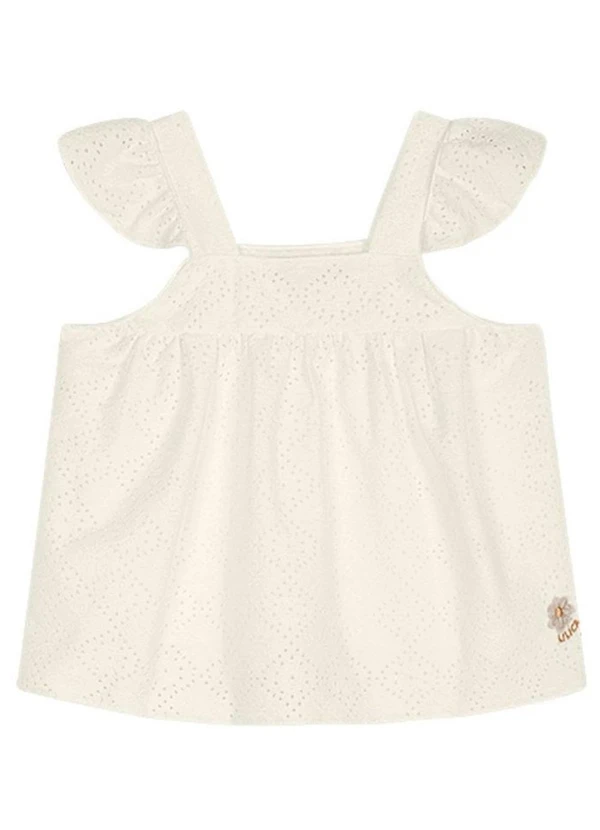 Lilica Ripilica - Regata Bebê Feminina Bege