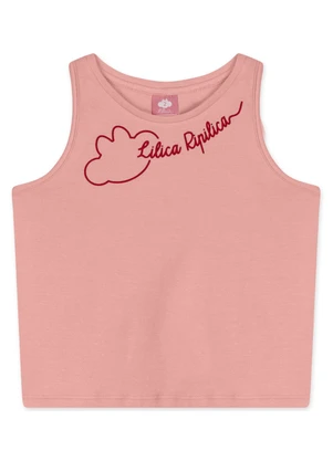 Lilica Ripilica - Regata Bebê Feminina Rosa - LILICA RIPILICA
