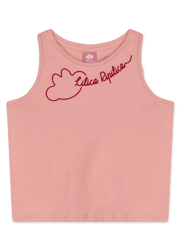Lilica Ripilica - Regata Bebê Feminina Rosa