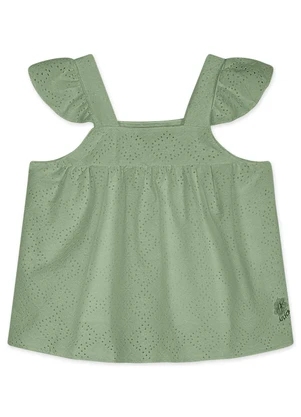 Lilica Ripilica - Regata Bebê Feminina Verde - LILICA RIPILICA