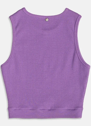 I Am - Regata Canelada Vazada Roxo - I AM