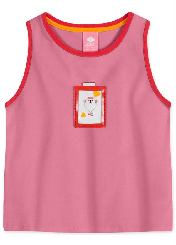 Lilica Ripilica - Regata com Estampa Interativa Infantil Rosa