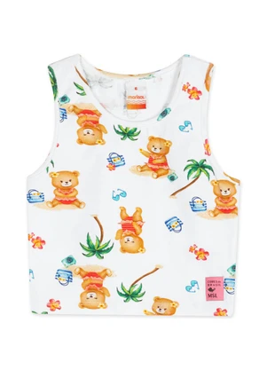 Marisol - Regata Cropped com Aroma Infantil Branco - MARISOL