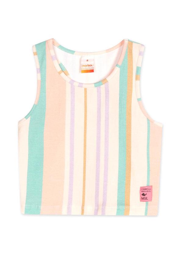 Marisol - Regata Cropped com Aroma Infantil Feminina Bege