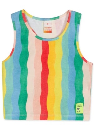 Marisol - Regata Cropped com Aroma Infantil Verde - MARISOL