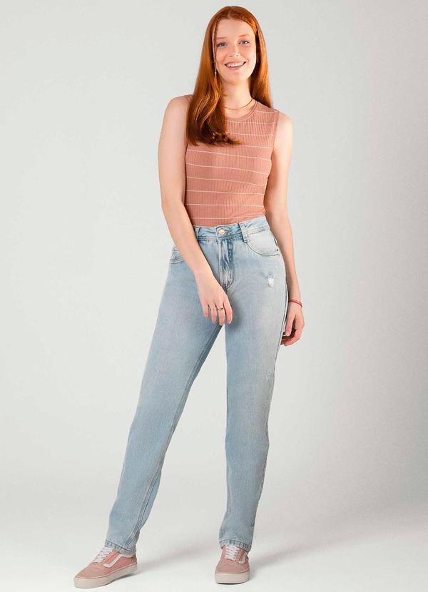 Cativa - Regata Cropped Feminina Teen Canelada Marrom 2