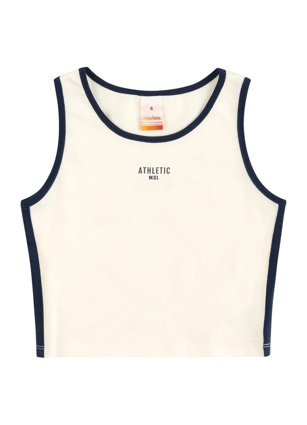 Marisol - Regata Cropped Infantil Menina Marisol Bege
