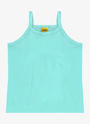 Rovi Kids - Regata de Alça Infantil Feminina Azul - ROVI KIDS