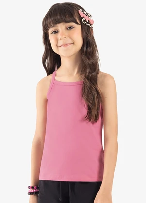 Rovi Kids - Regata de Alça Infantil Feminina Rosa - ROVI KIDS
