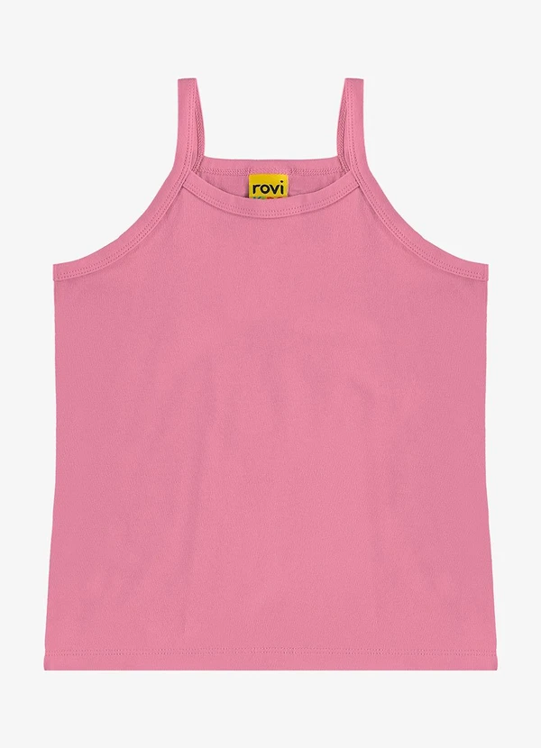 Rovi Kids - Regata de Alça Infantil Feminina Rosa 5