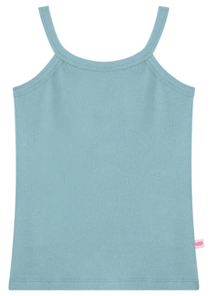 Marlan - Regata de Alças Infantil Menina em Punho Azul - MARLAN
