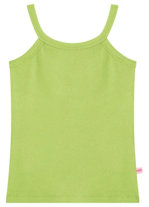 Marlan - Regata de Alças Infantil Menina em Punho Verde - MARLAN