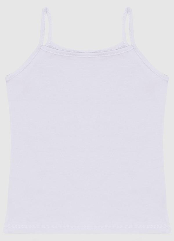 Malwee Kids - Regata Decote Redondo Alça Fina Branco