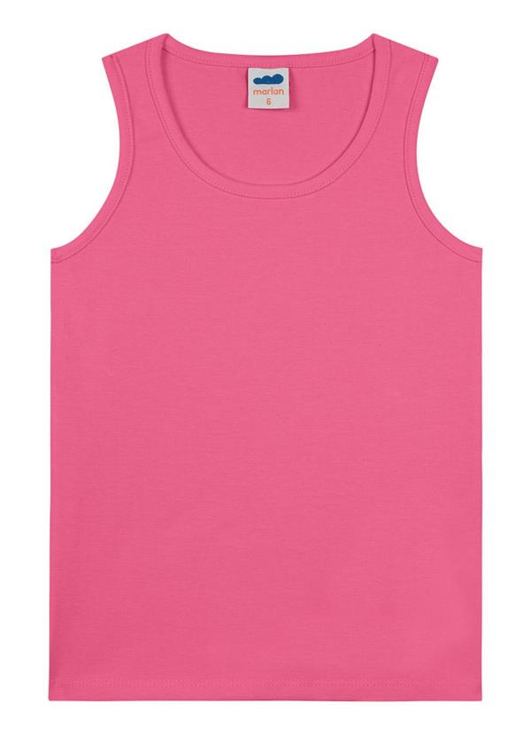 Marlan - Regata em Cotton Penteado Rosa 3