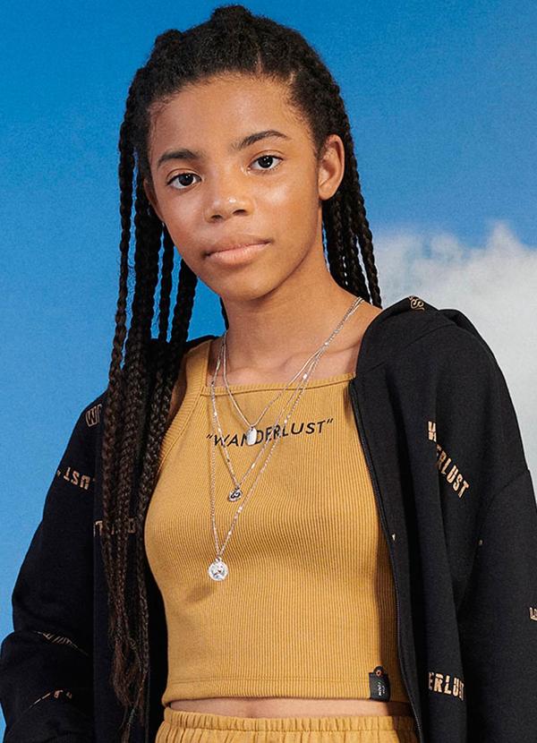 I Am - Regata em Ribana Caramelo Marrom