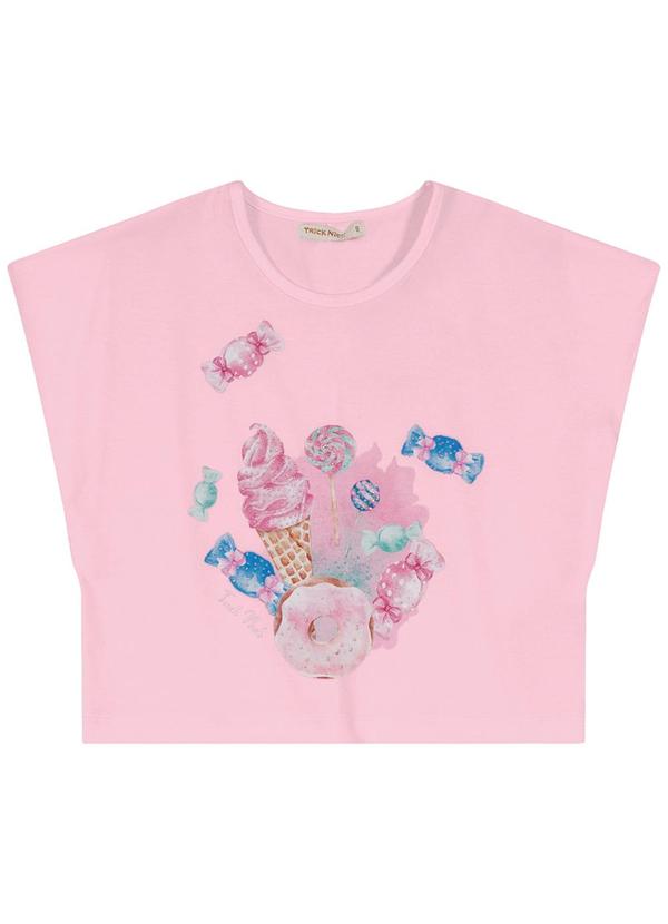 Trick Nick - Regata Estampada Infantil Rosa