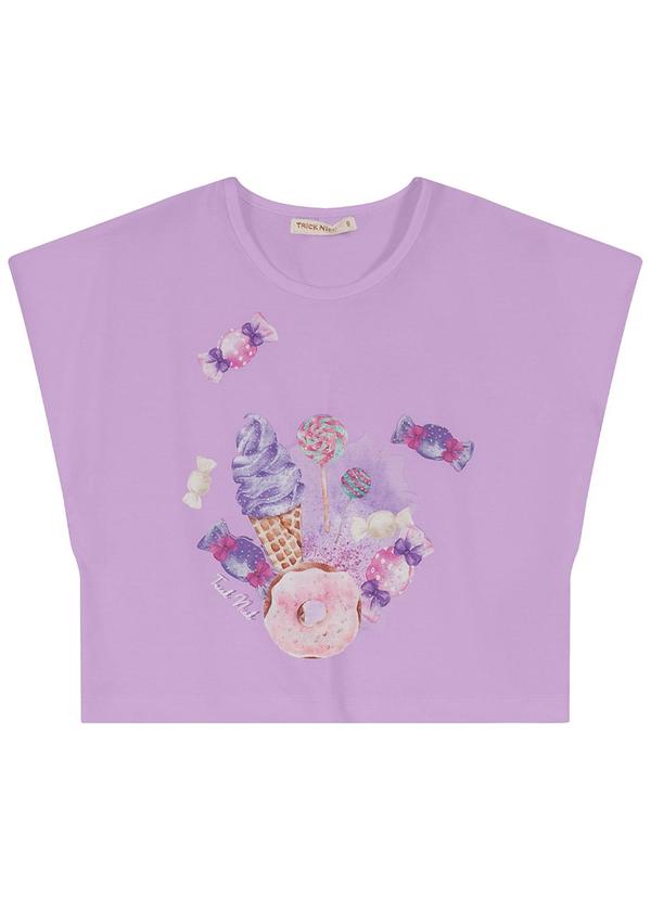 Trick Nick - Regata Estampada Infantil Roxo