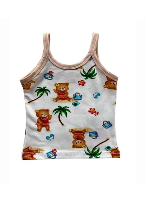 Regata Estampada Menina Marisol (Branco) - MARISOL