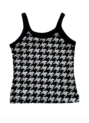 Regata Estampada Menina Marisol (Preto) - MARISOL