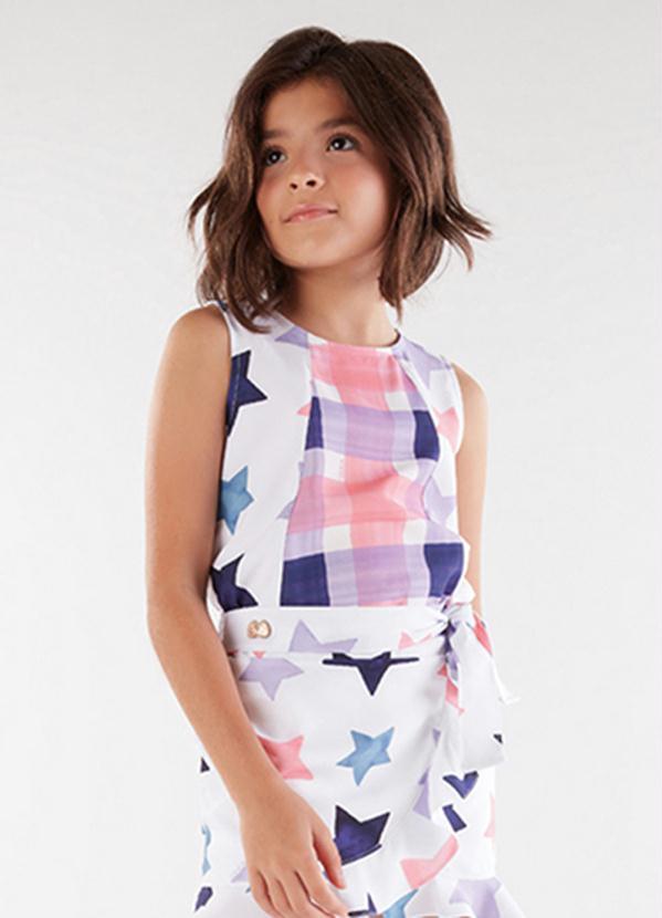 Lilica Ripilica - Regata Estrelas Infantil MeninaBranco