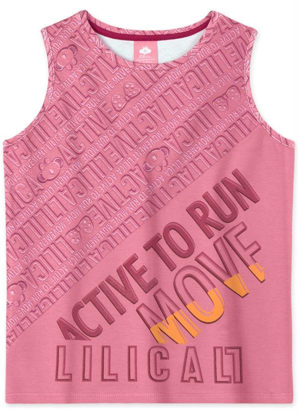 Lilica Ripilica - Regata Menina Bebê Rosa