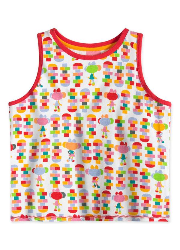 Lilica Ripilica - Regata Feminina Infantil Branco