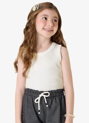 Rovi Kids - Regata Feminina Infantil Ribana Bege - ROVI KIDS