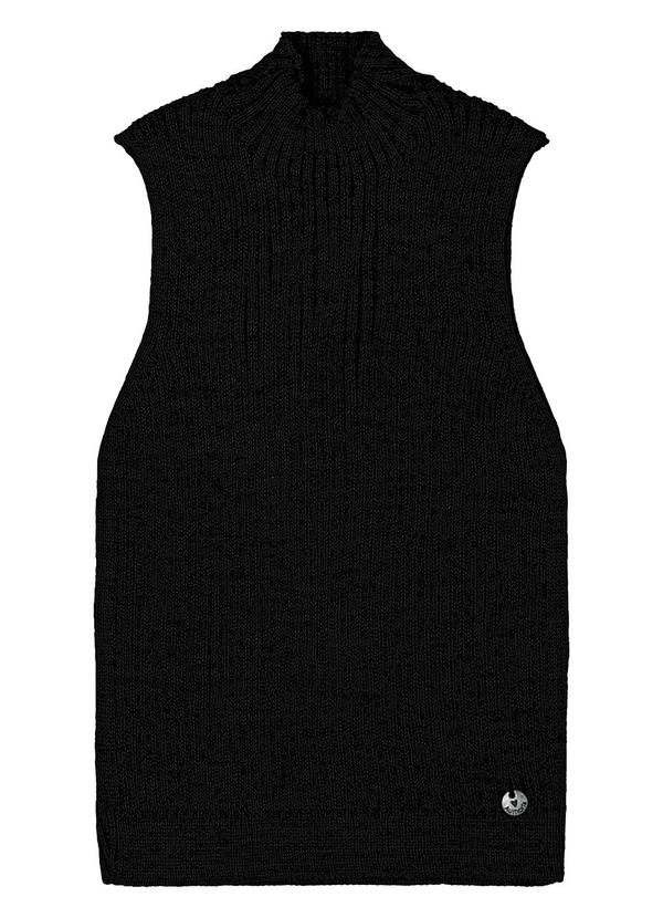 Authoria - Regata Feminino de Tricot Preto