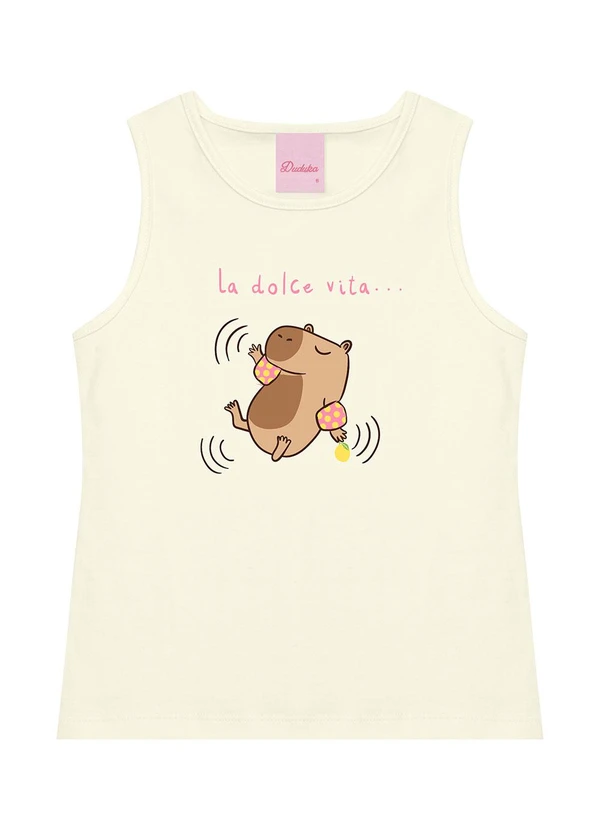 Duduka - Regata Infantil Capivara La Dolce Vita Bege