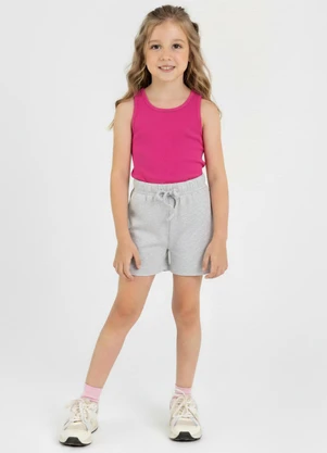 Guloseima - Regata Infantil em Ribana Rosa - GULOSEIMA