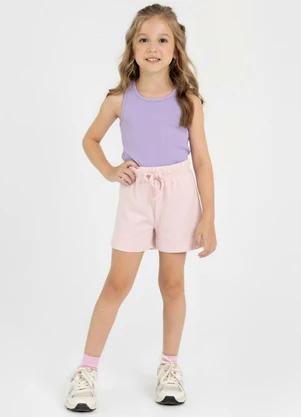 Guloseima - Regata Infantil em Ribana Roxo - GULOSEIMA